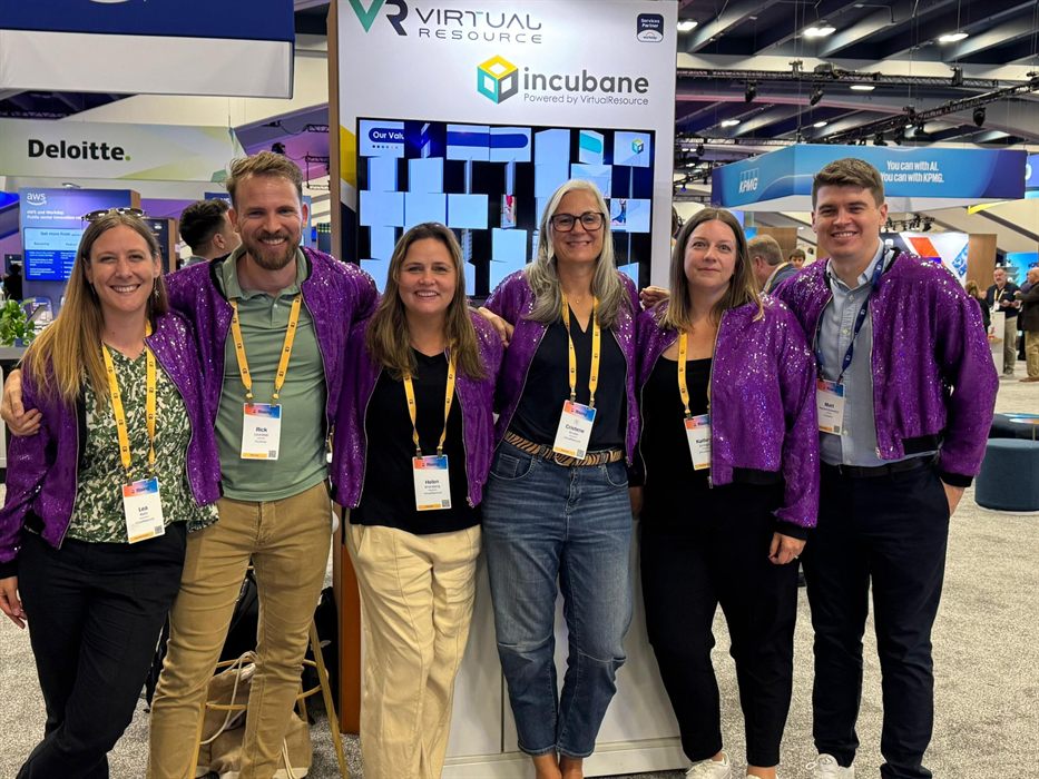The Incubane team at the Incubane booth at Workday Rising US 2025